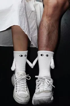 MICAS Accessories-Hand Holding Socks WHITE
