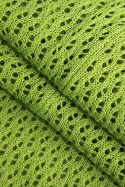 MICAS Long Sleeve Dresses|Knit Sets-Hollow Out Long Sleeve Knit Maxi Dress With Bra Set