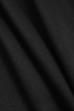 MICAS Long Sleeve Dresses|Mini Dresses-Hooded Pocket Long Sleeve Mini Dress BLACK