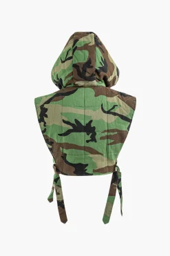 MICAS Outerwear|Outerwear-Hooded Tie Vest BABY BLUE