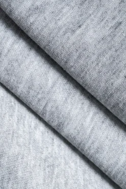 MICAS Pant Sets-Hooded Zipper Detail Top And Wide Leg Trousers Set LIGHT GRAY