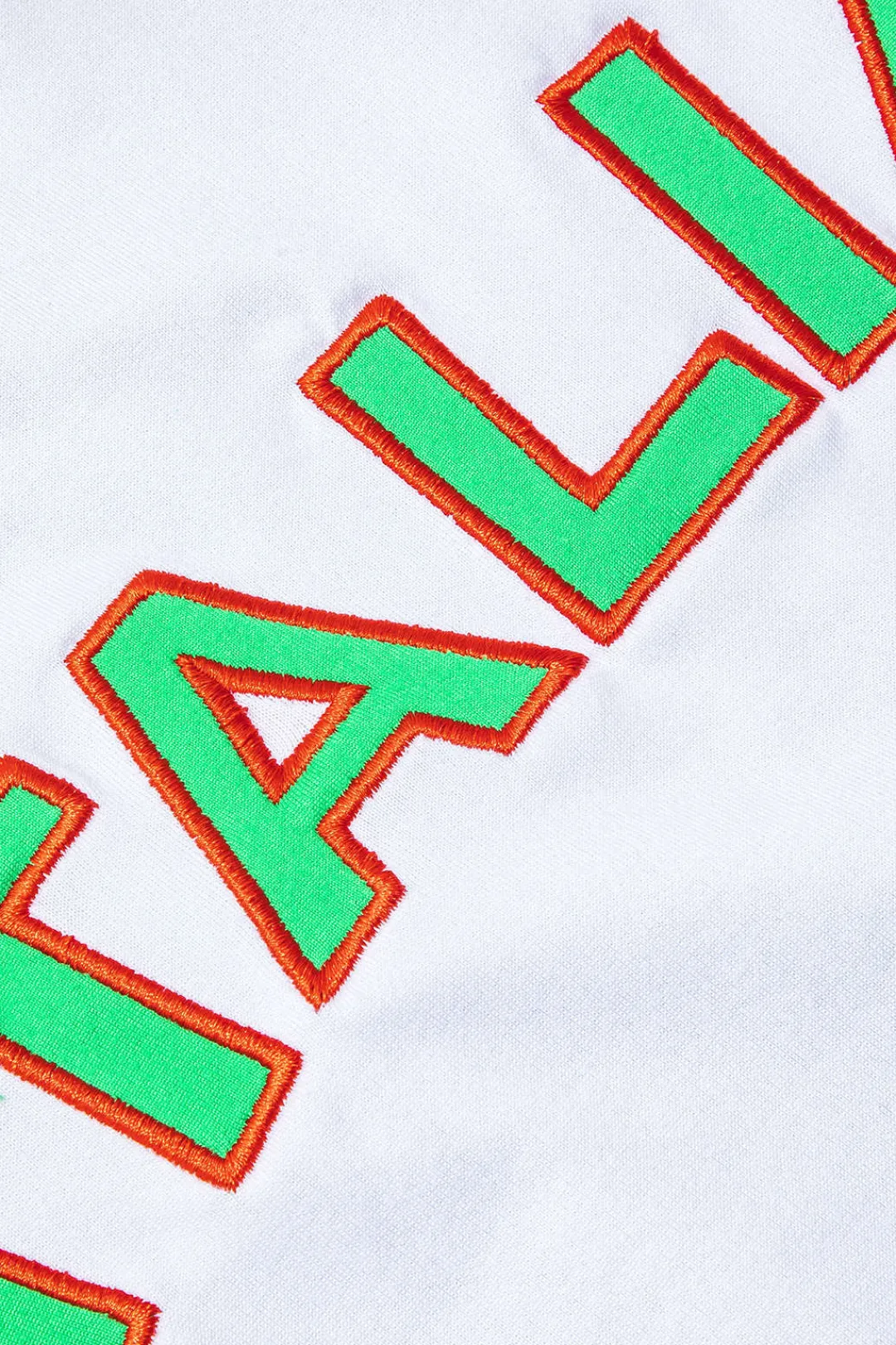 MICAS T-Shirts-Italia Letter Embroidery T-shirt