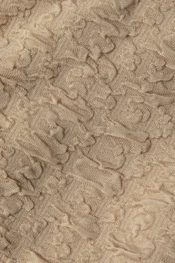 MICAS Swimwear-Jacquard Halter Bikini Set TAN