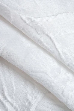 MICAS Mini Dresses-Jacquard Strapless Bow Knotted Mini Dress WHITE