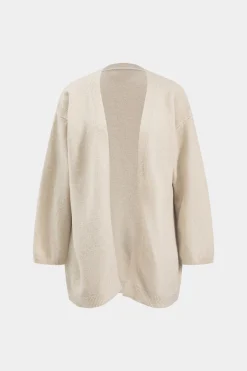 MICAS Knit Sets-Knit Button Tank Top And Cardigan And Skirt Set IVORY