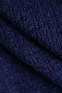 MICAS Outerwear|Outerwear-Knit Button V-neck Cardigan NAVY