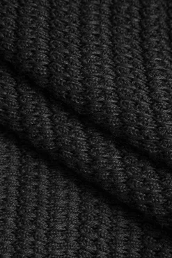 MICAS Outerwear|Outerwear-Knit Color Block Pocket Cardigan BLACK