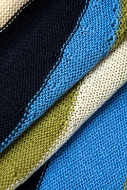 MICAS Knitwear|Knit Dresses-Knit Contrast Tank Mini Dress MULTICOLOR