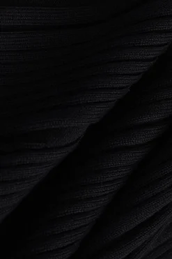 MICAS Long Sleeve Dresses|Knitwear-Knit Long Sleeve Button Dress