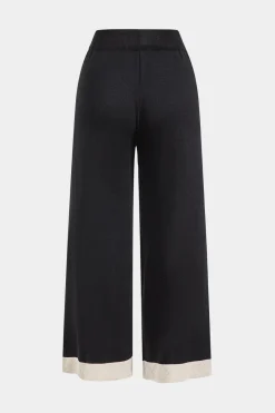 MICAS Knitwear|Knit Sets-Knit Metallic Button Pocket Top And Pants Set