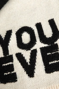 MICAS Outerwear|Outerwear-Knit Patchwork Denim Cardigan IVORY