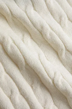 MICAS Knitwear|Knit Tops-Knit Patchwork Denim Long-Sleeve Top