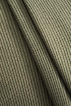 MICAS Outerwear|Knitwear-Knit Patchwork Tie-Up Cardigan MILITARY