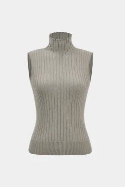 MICAS Knitwear|Knit Sets-Knit Tank Top And Cardigan And Pants Set