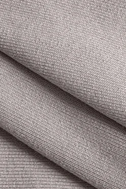 MICAS Knitwear|Knit Sets-Knit Tie-Up Button Pocket Long-Sleeve Top And Trousers Set GRAY