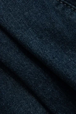 MICAS Shorts-Lace Up Denim Short DARK WASH BLUE