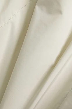 MICAS Outerwear|Outerwear-Lapel Belted Puffer BEIGE