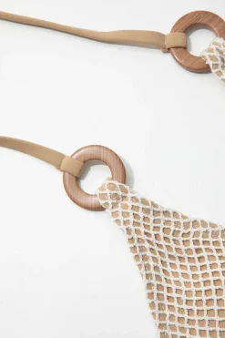 MICAS Swimwear-Layer Tie Halter Bikini Set