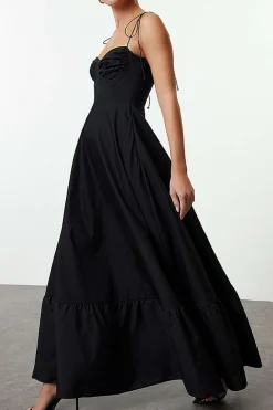 MICAS Maxi Dresses-Layered Slip Chiffon Sleeveless Maxi Dress