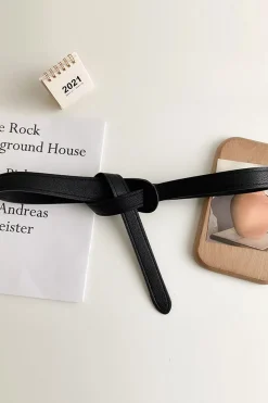 MICAS Accessories-Leather Waist Cinching Belt