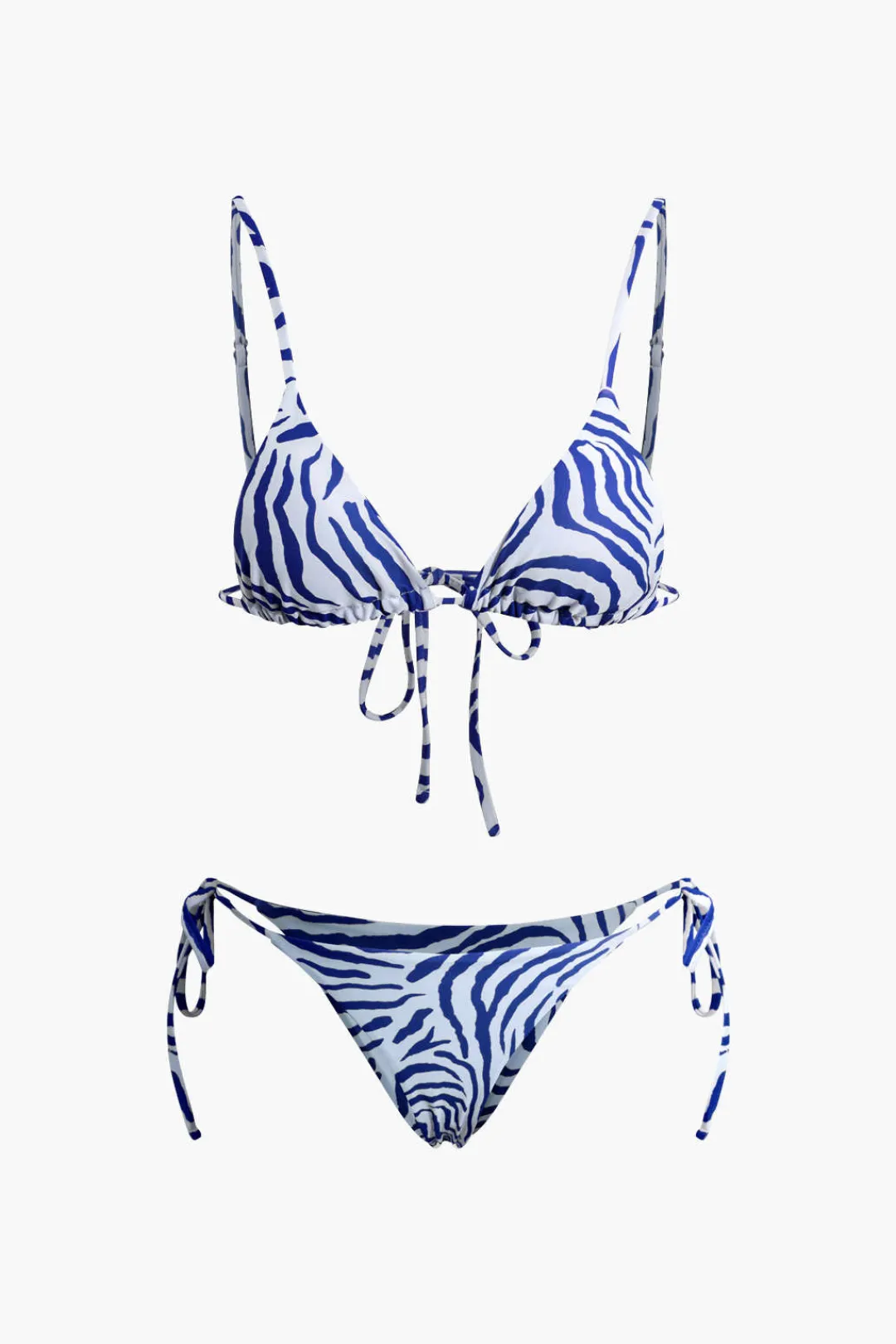 MICAS Swimwear|Vacation Sets-Leopard Print Tied Bikini Set