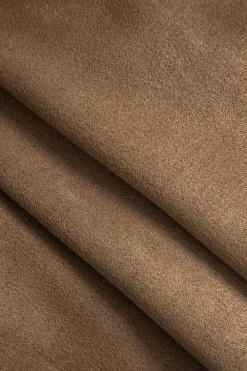 MICAS Skirts-Linen Button Patchwork Pleated Skirt