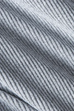 MICAS Mini Dresses|Long Sleeve Dresses-Long Sleeve Puff Sleeve Round Neck Mini Dress LIGHT GRAY