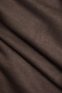 MICAS Pant Sets-Long Sleeve Top And Drawstring Trousers Set BROWN