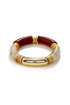 MICAS Bracelets|Accessories-Marble Bamboo Bangle Bracelet