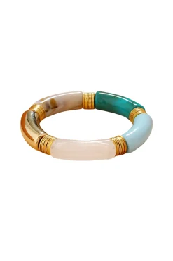 MICAS Bracelets|Accessories-Marble Bamboo Bangle Bracelet