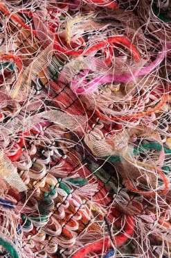 MICAS Skirt Sets-Mesh Fringe Long Sleeve Skirt Set PINK