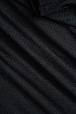 MICAS Long Sleeve Dresses|Mini Dresses-Mesh Patchwork Corset Long Sleeve Mini Dress BLACK