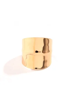 MICAS Bracelets|Accessories-Metal Bangle Bracelet GOLD