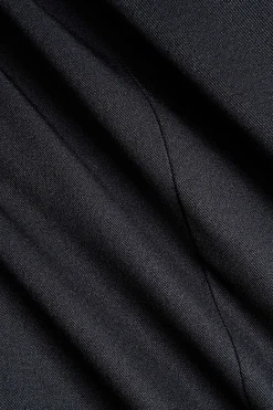 MICAS Outerwear|Outerwear-Metal Button V-neck Blazer BLACK