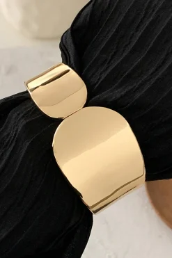MICAS Bracelets|Accessories-Metal Exaggerated Bracelet GOLD