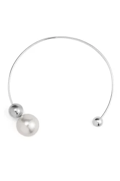 MICAS Necklaces|Accessories-Metal Pearl Necklaces