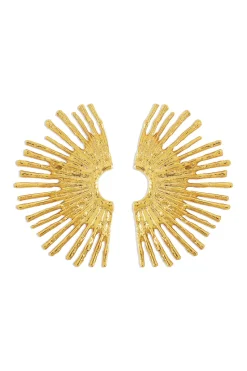 MICAS Earrings|Accessories-Metal Scalloped Earrings