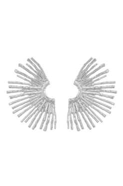 MICAS Earrings|Accessories-Metal Scalloped Earrings