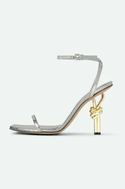 MICAS Shoes|Shoes-Metallic Almond Toe Heels