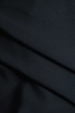 MICAS Swimwear-Metallic Button Cut Out One-Piece Swimsuit BLACK