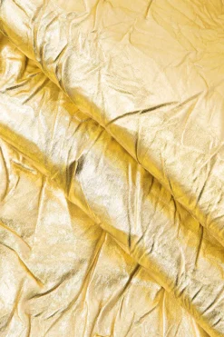 MICAS Skirts-Metallic Textured Midi Skirt PURE GOLD