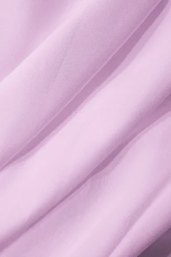 MICAS Maxi Dresses-Mock Neck Cut Out Pleated Maxi Dress