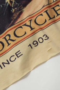 MICAS T-Shirts-Motorbike Graphic Print Sleeveless T-Shirt