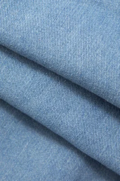 MICAS Cargo Pants|Jeans-Multi Pocket Rolled Hem Wide Leg Cargo Jeans