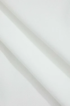 MICAS Mini Dresses-Multi-Button Collared Pocket Mini Dress WHITE