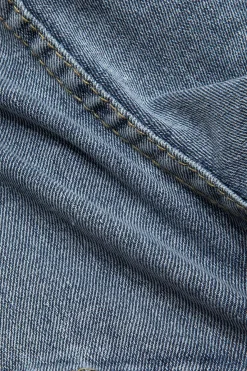 MICAS Cargo Pants|Shorts-Multi-Pocket Denim Cargo Shorts LIGHT WASH BLUE