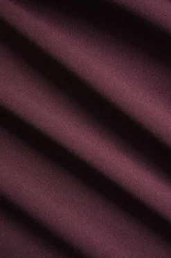 MICAS Blazers|Pant Sets-Notched Lapel Belted Blazer And Trousers Set MAROON