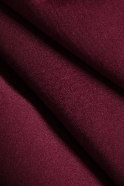 MICAS Long Sleeve Dresses|Mini Dresses-Off Shoulder Long Sleeve Mini Dress BURGUNDY