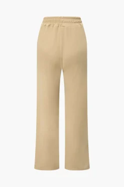 MICAS Pant Sets-Off Shoulder Ruched Asymmetric Top And Straight Leg Pants Set