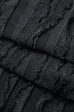 MICAS Long Sleeve Dresses|Maxi Dresses-Off Shoulder Textured Button Up Slit Long Sleeve Maxi Dress